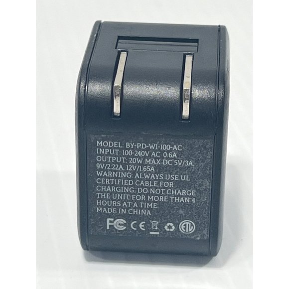 By Tech - USB Power Adapter Wall Charger - USB Port 12w - Black - Picture 4 of 6